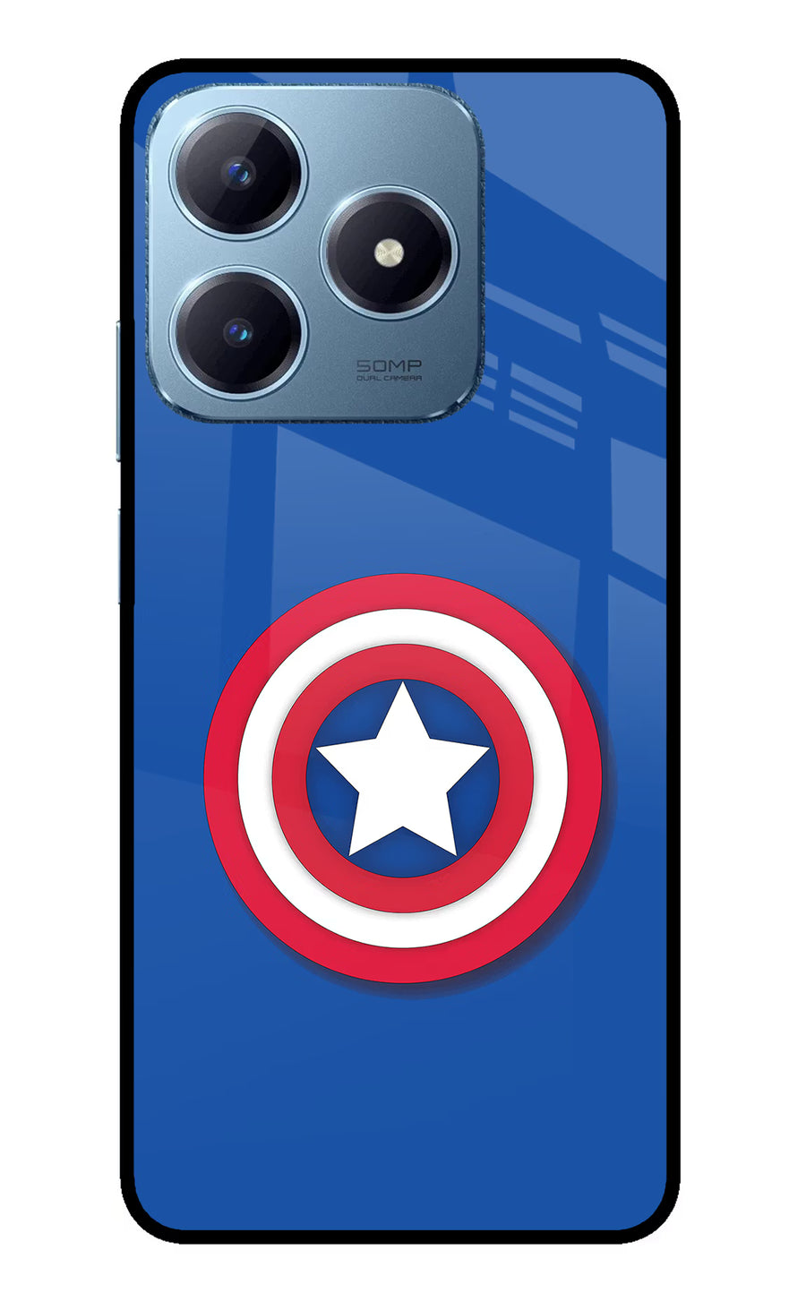 Shield Realme Narzo N63 Back Cover, Glass case