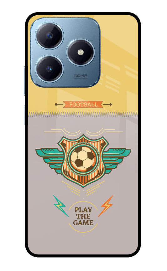 Football Realme Narzo N63 Glass Case