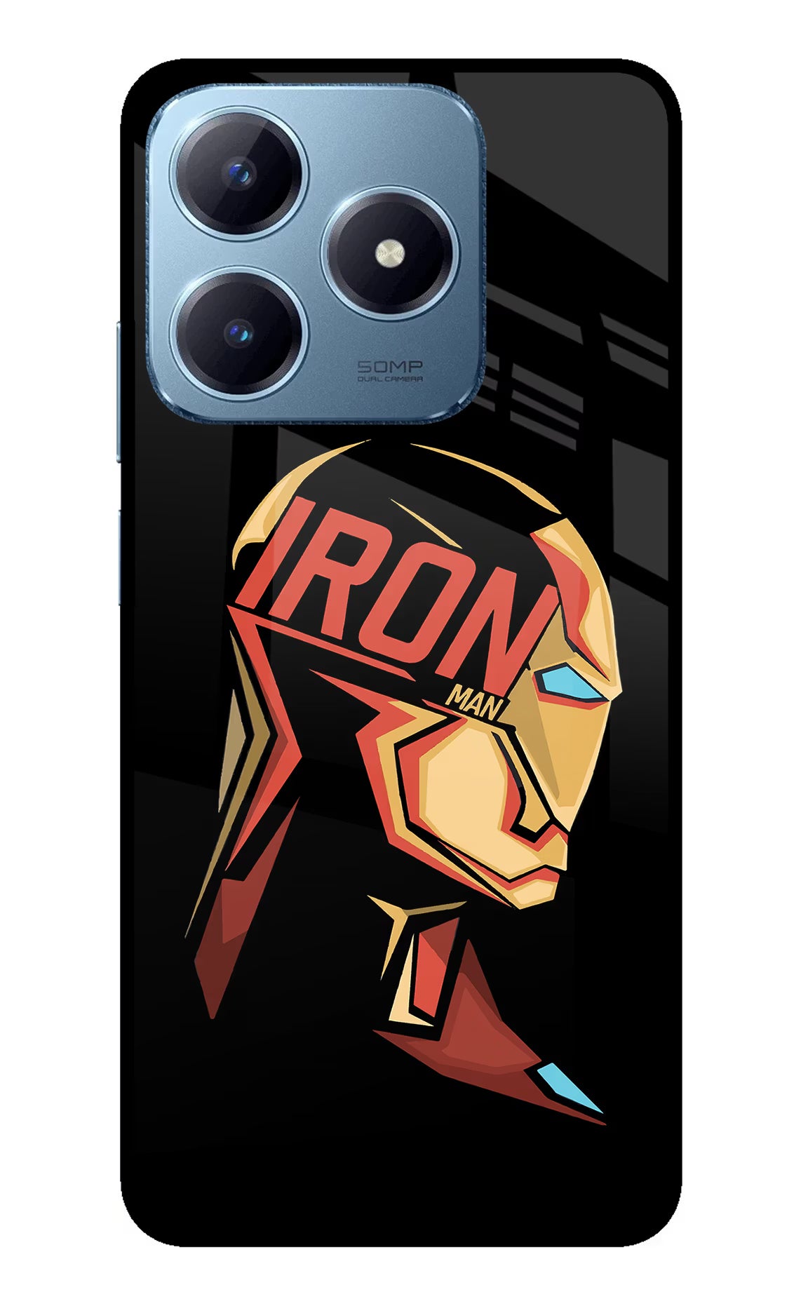 IronMan Realme Narzo N63 Glass Case Back Cover by Casekaro