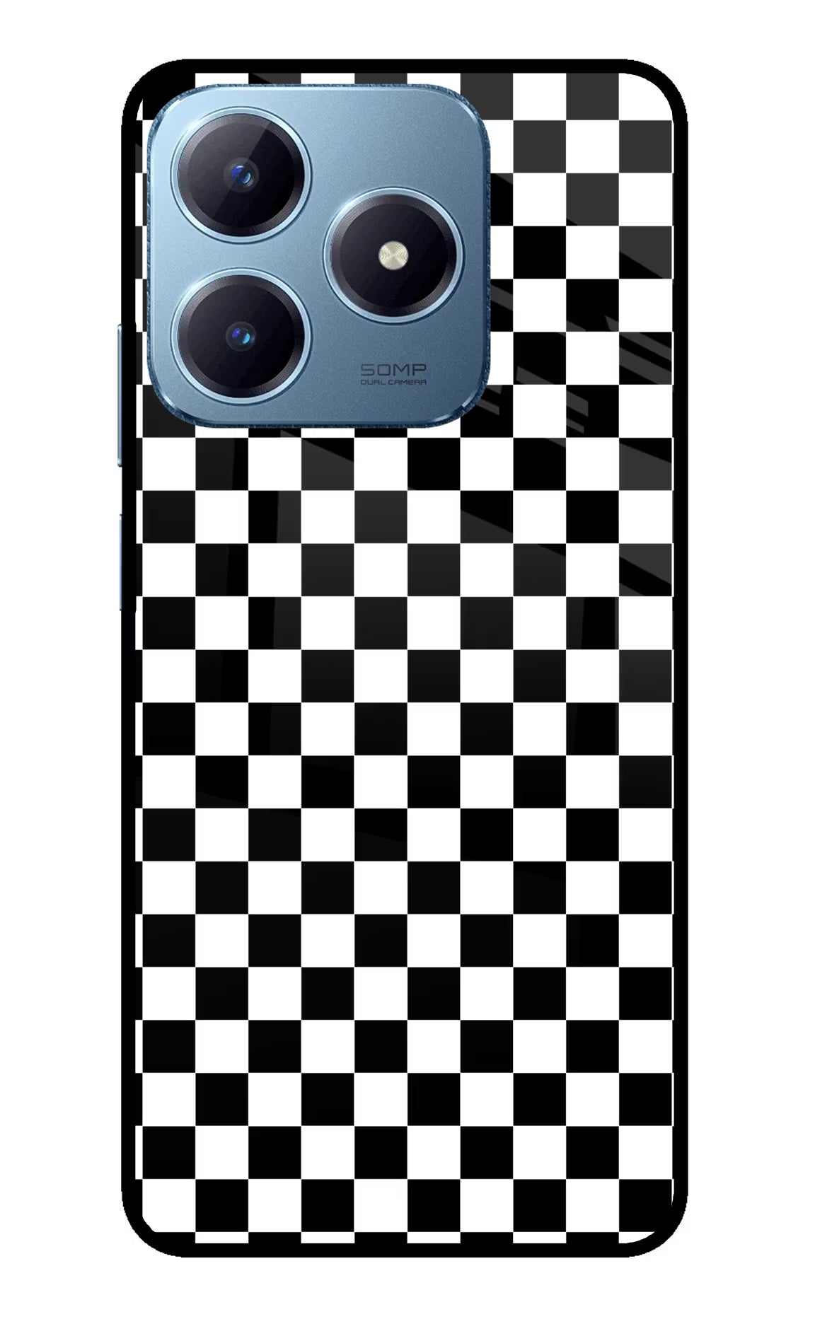 Chess Board Realme Narzo N63 Glass Case