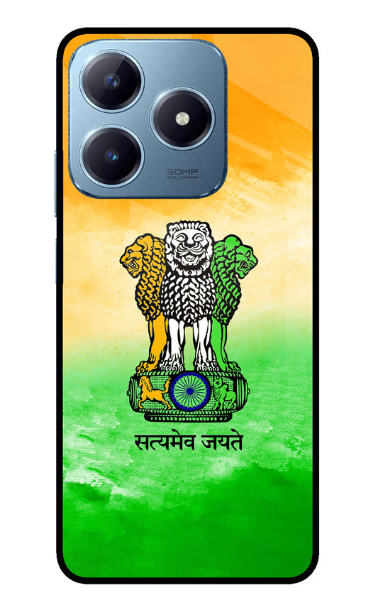 Satyamev Jayate Flag Realme Narzo N63 Glass Case