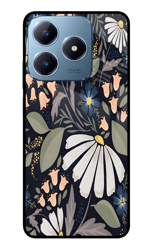 Flowers Art Realme Narzo N63 Glass Case