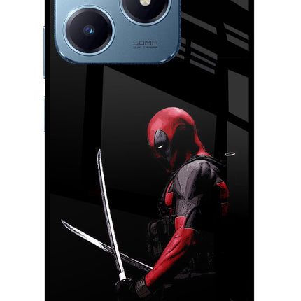 Deadpool Realme Narzo N63 Glass Case Back Cover by Casekaro