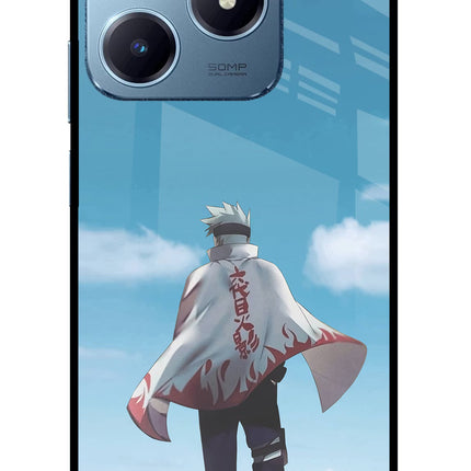 Kakashi Realme Narzo N63 Glass Case Back Cover by Casekaro