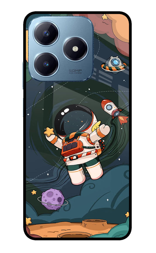 Cartoon Astronaut Realme Narzo N63 Glass Case