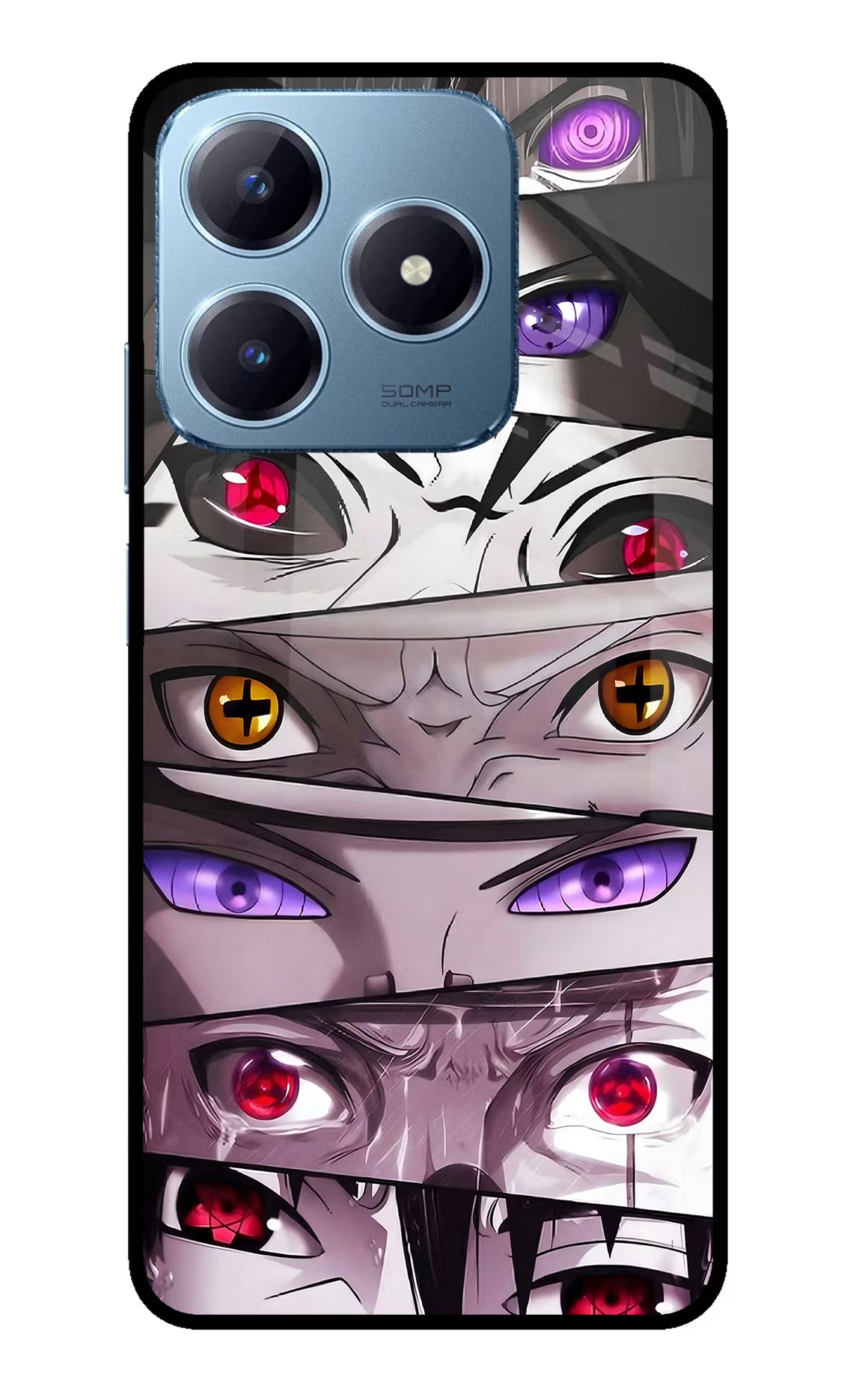 Naruto Anime Realme Narzo N63 Glass Case Back Cover by Casekaro