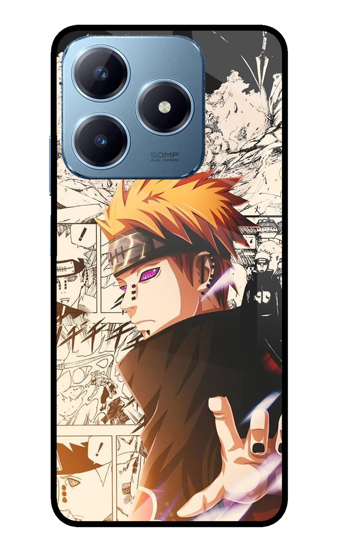 Pain Anime Realme Narzo N63 Glass Case Back Cover by Casekaro