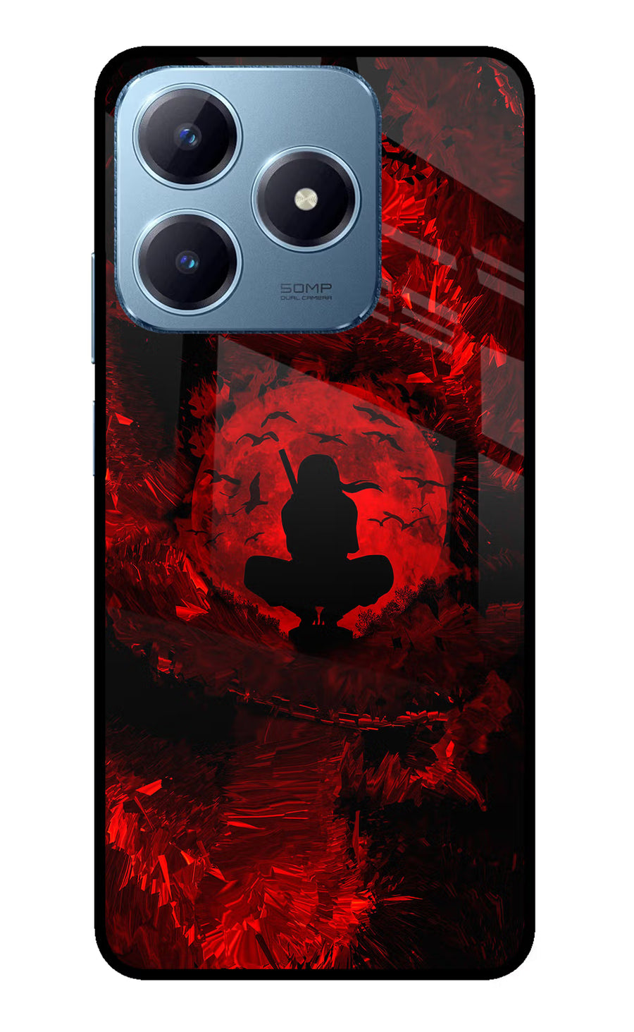 Itachi Uchiha Realme Narzo N63 Back Cover, Glass case
