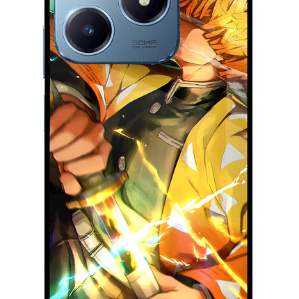 Demon Slayer Realme Narzo N63 Glass Case Back Cover by Casekaro