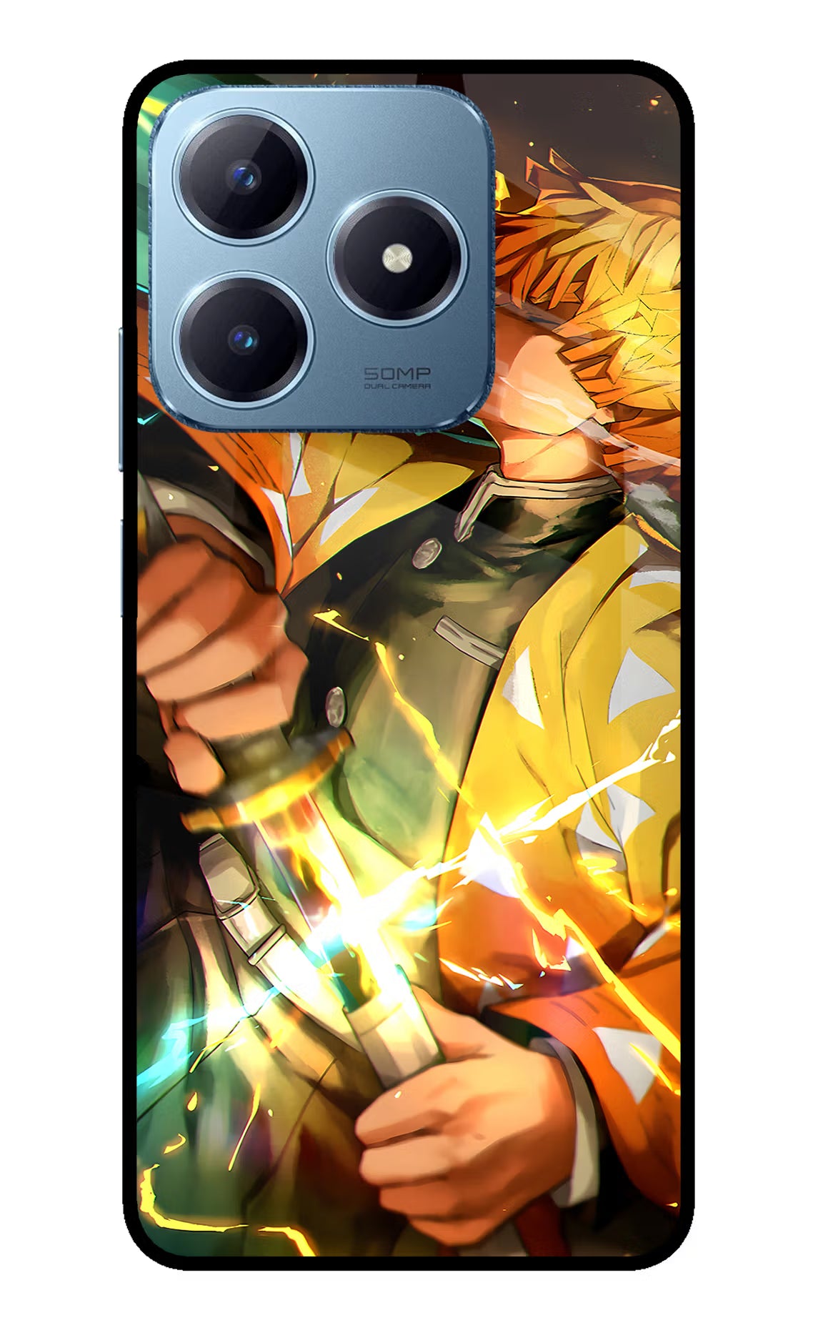 Demon Slayer Realme Narzo N63 Glass Case Back Cover by Casekaro