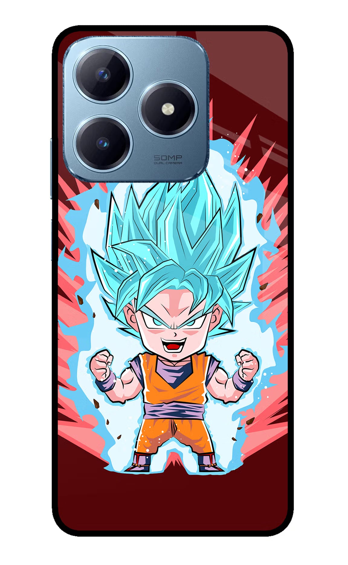 Goku Little Realme Narzo N63 Glass Case