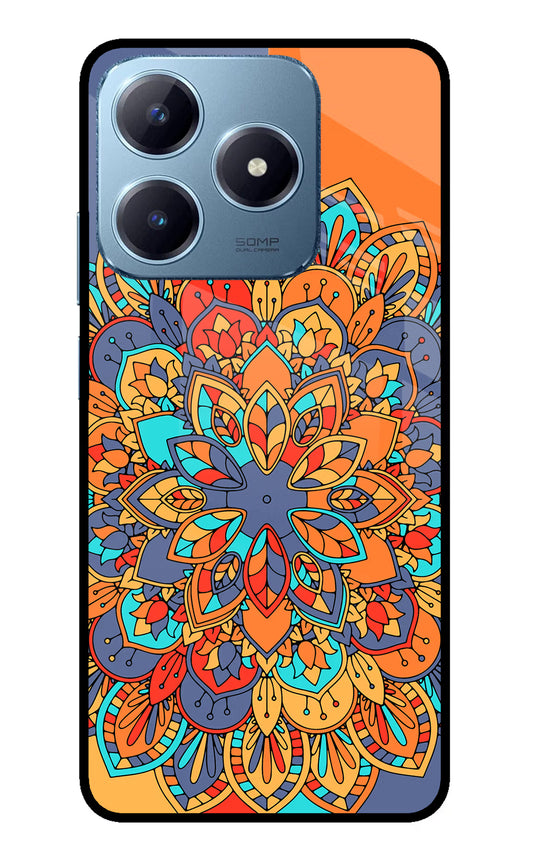 Color Mandala Realme Narzo N63 Glass Case