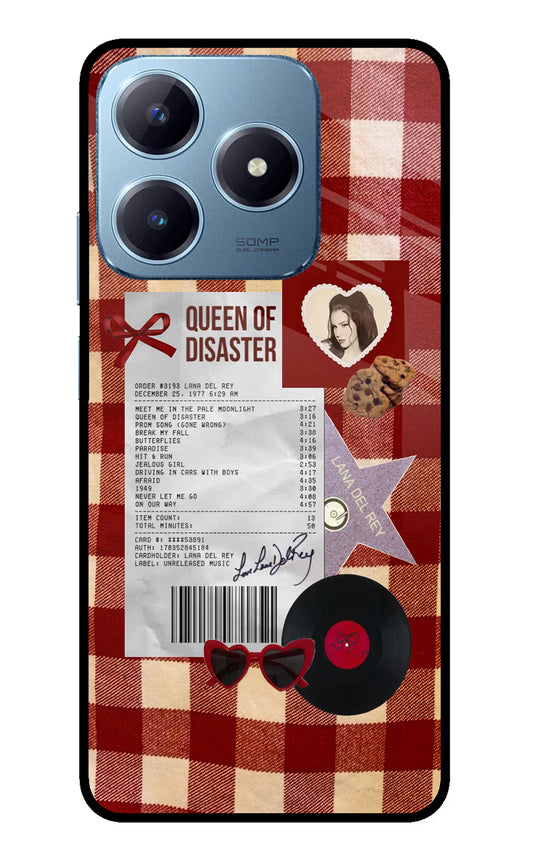 Queen of Disaster Realme Narzo N63 Glass Case