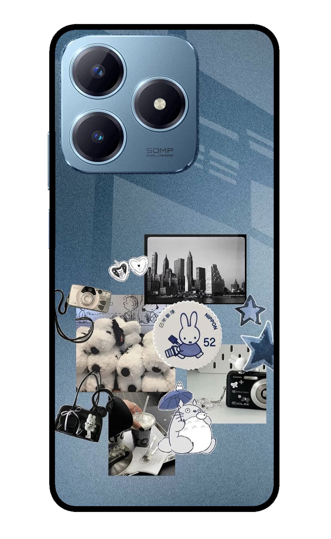 Miffy Realme Narzo N63 Glass Case Back Cover by Casekaro