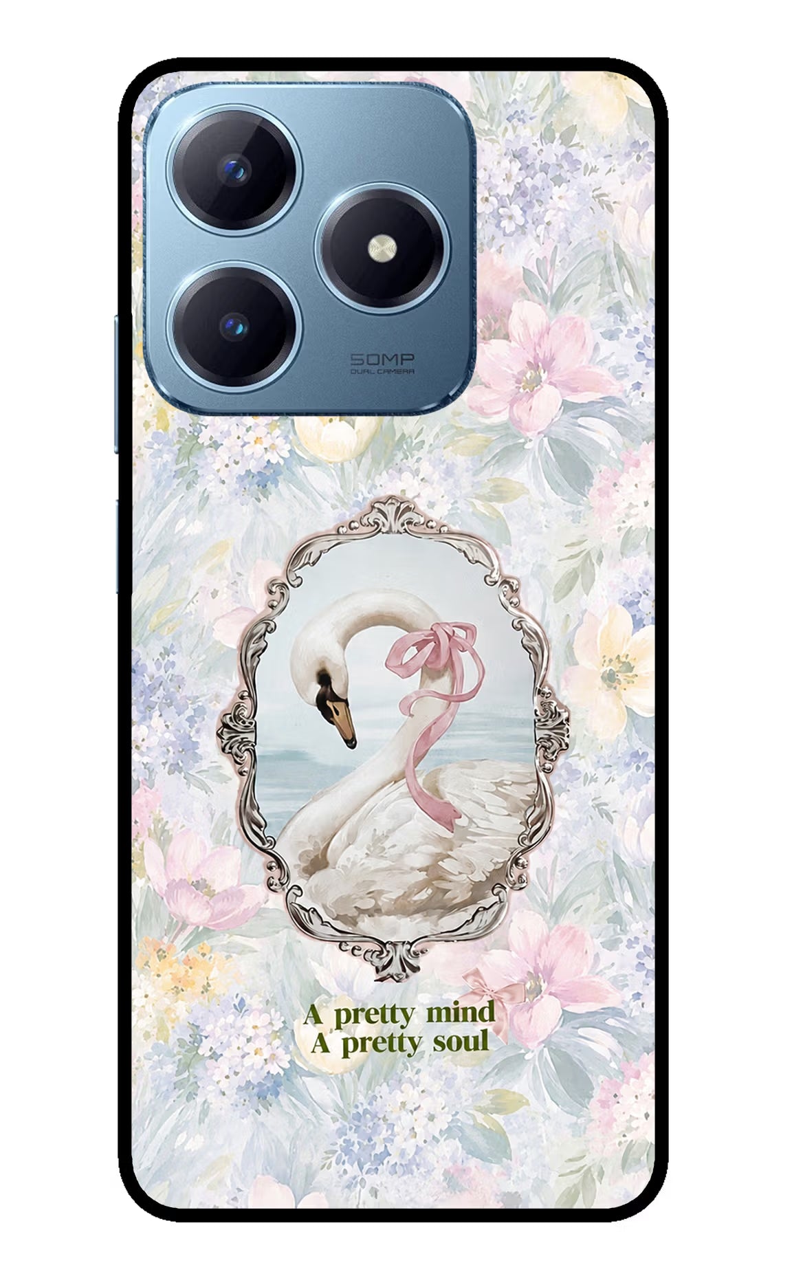 Pretty Mind Pretty Soul Realme Narzo N63 Glass Case