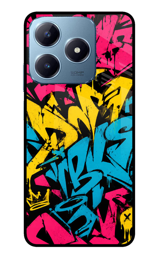 Graffiti Vibe Realme Narzo N63 Glass Case
