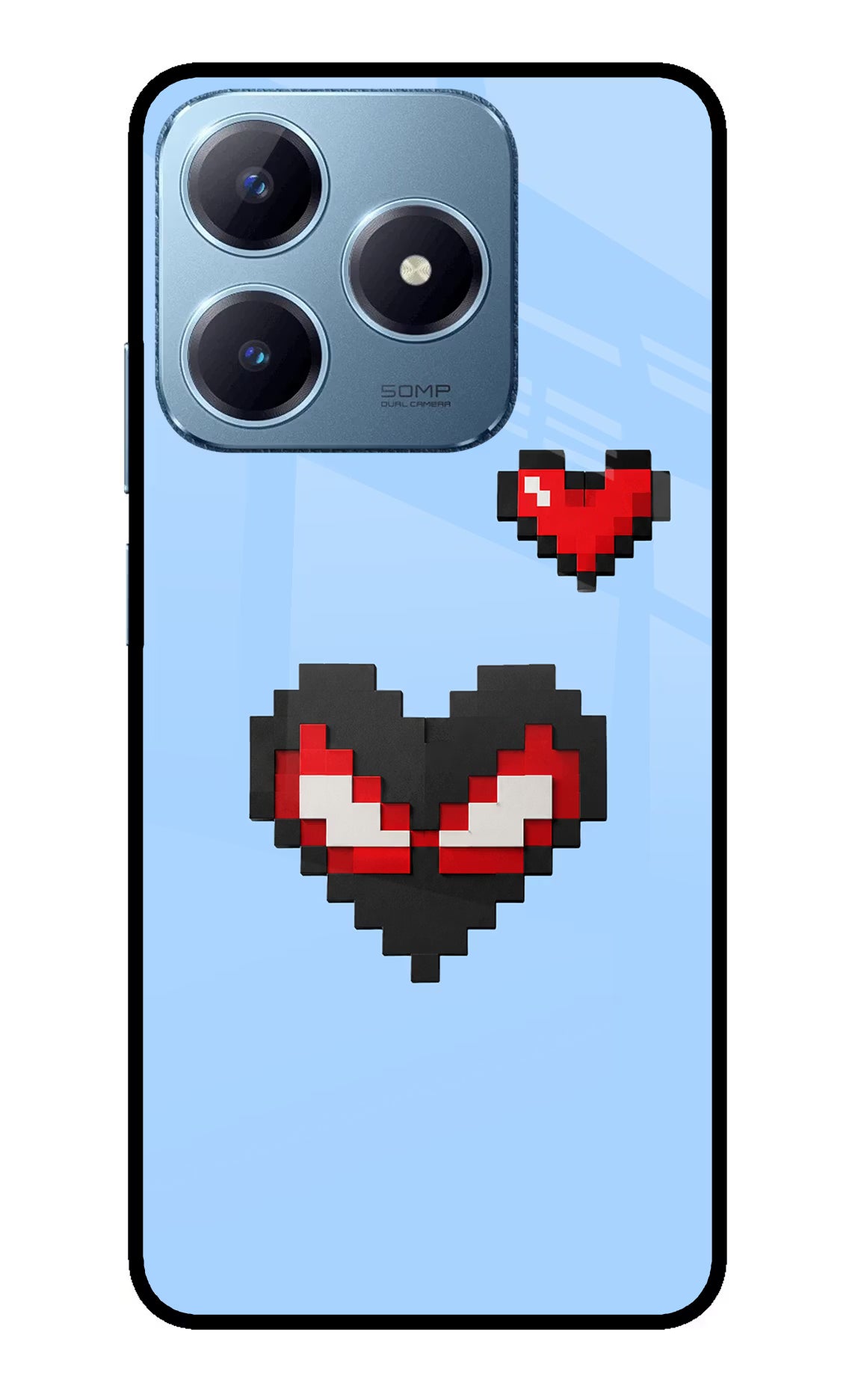 Peter Heart Realme Narzo N63 Glass Case