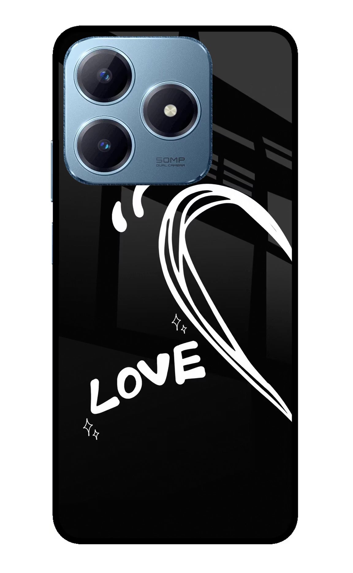 Love Line Realme Narzo N63 Glass Case