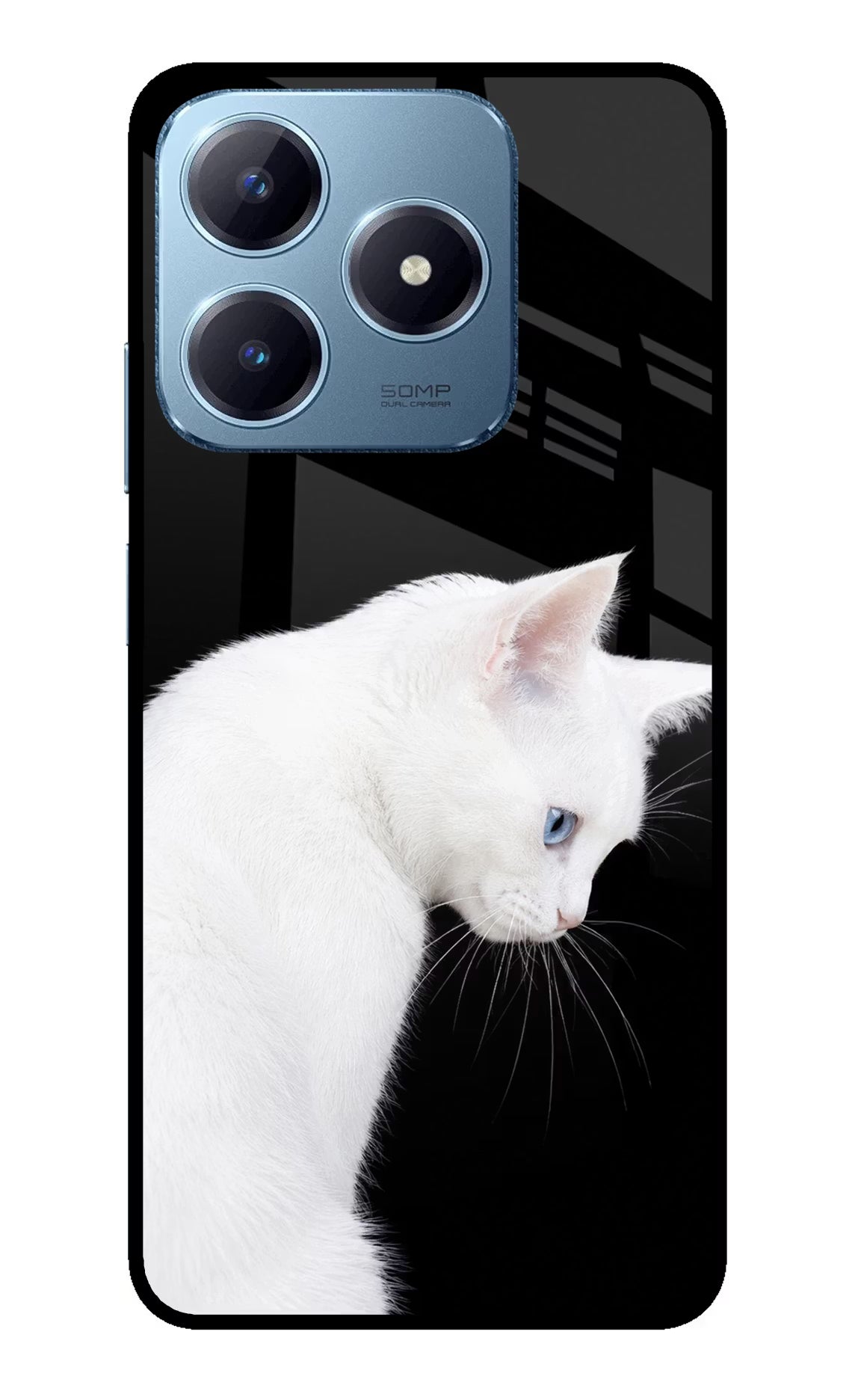 Snow Gaze Realme Narzo N63 Glass Case