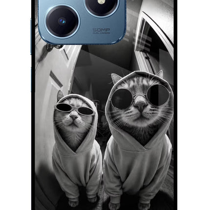Hood Cats Realme Narzo N63 Glass Case