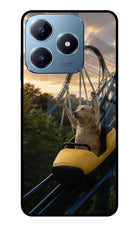 Rollercoaster Dog Realme Narzo N63 Glass Case