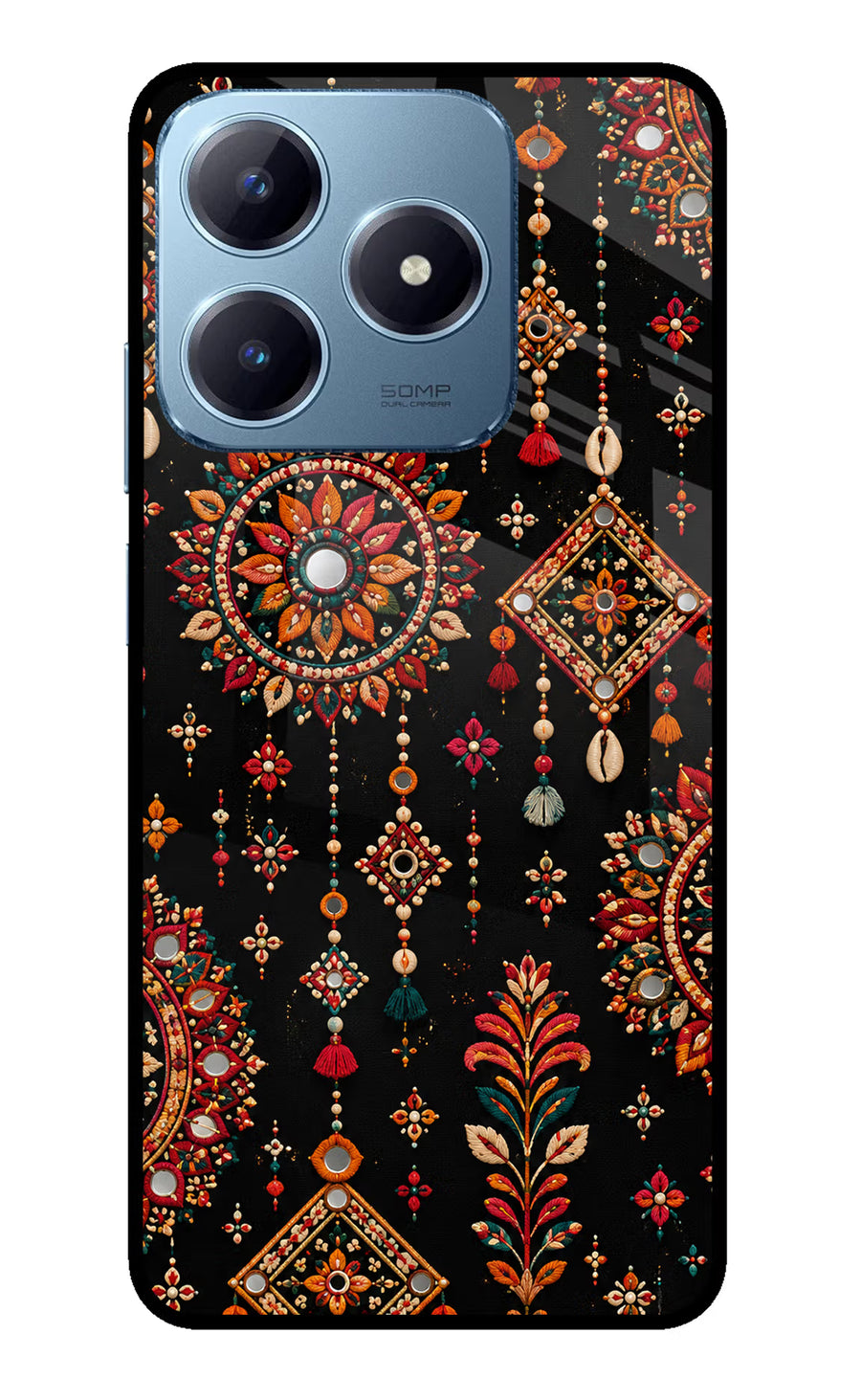 Boho Noir Realme Narzo N63 Back Cover, Glass case
