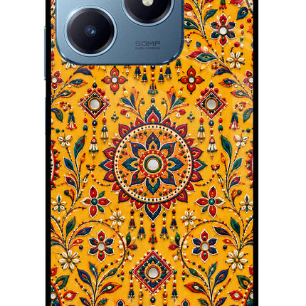 Sunlit Aura Realme Narzo N63 Glass Case