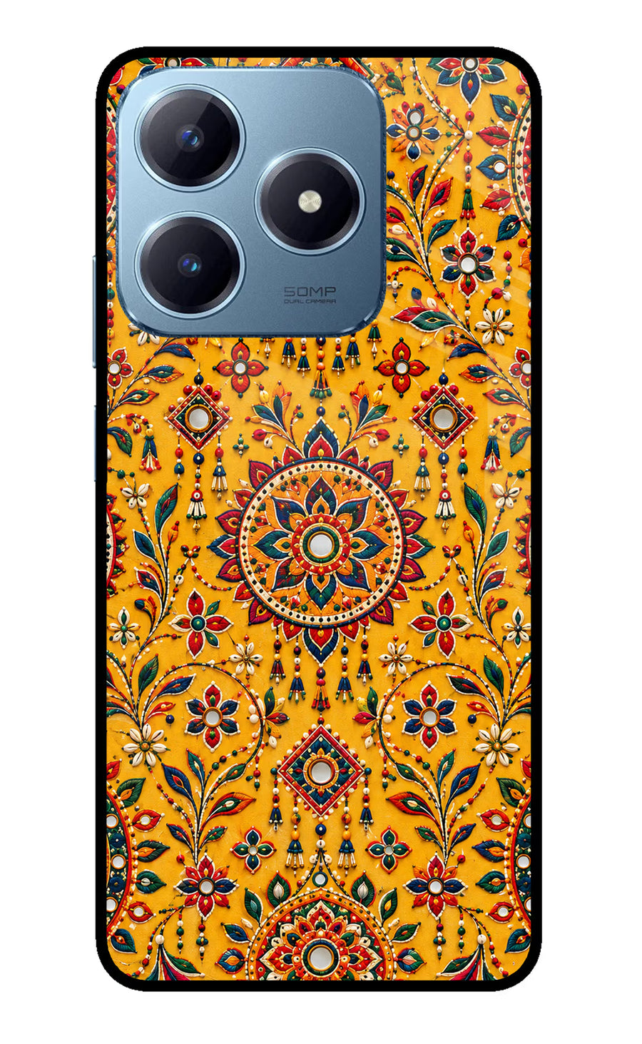 Sunlit Aura Realme Narzo N63 Back Cover, Glass case