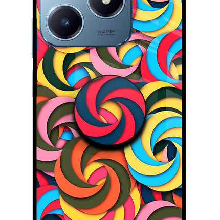 Spiral Pattern Realme Narzo N63 Pop Case by Casekaro