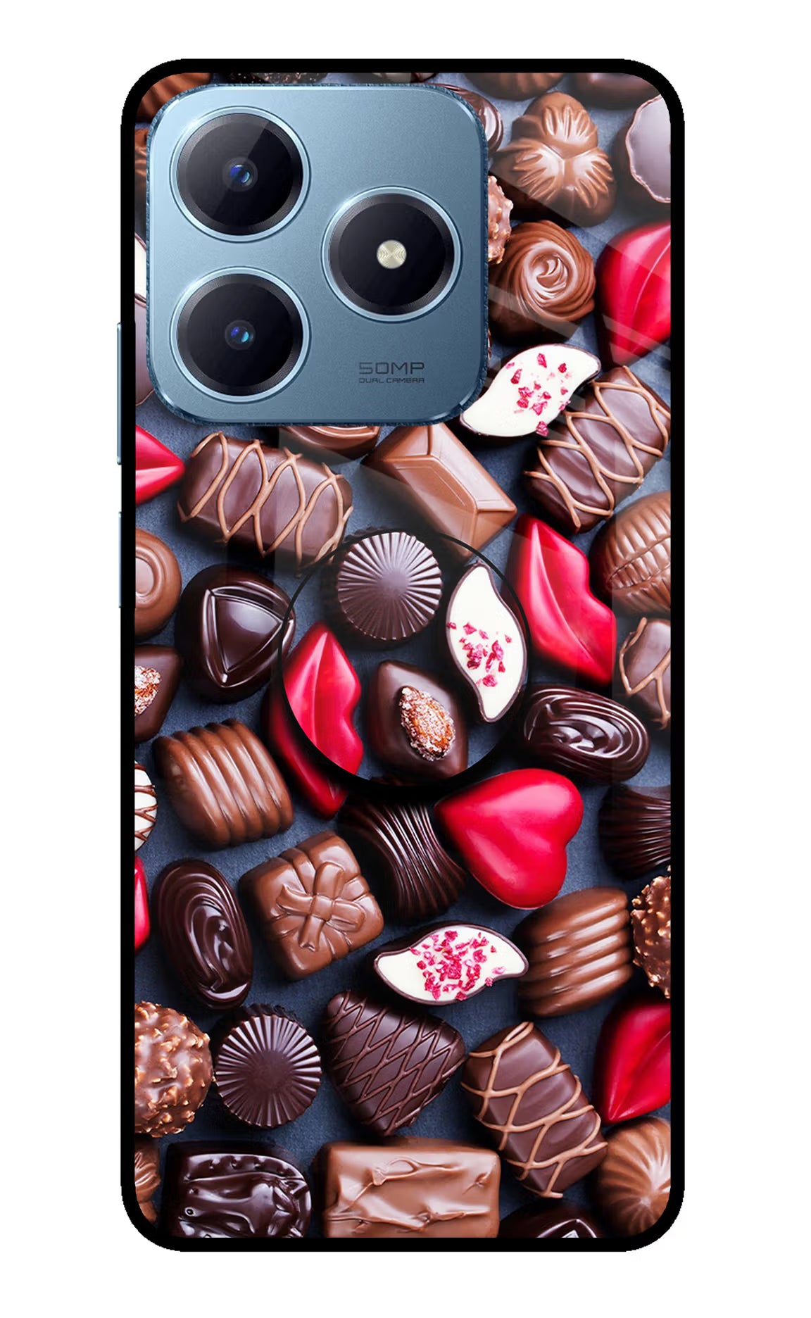 Chocolates Realme Narzo N63 Pop Case by Casekaro
