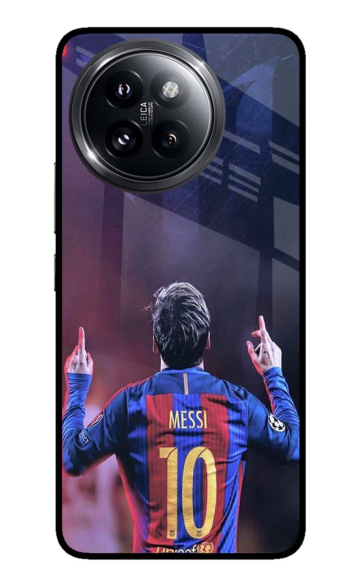 Messi Xiaomi 14 Civi Glass Case Back Cover by Casekaro