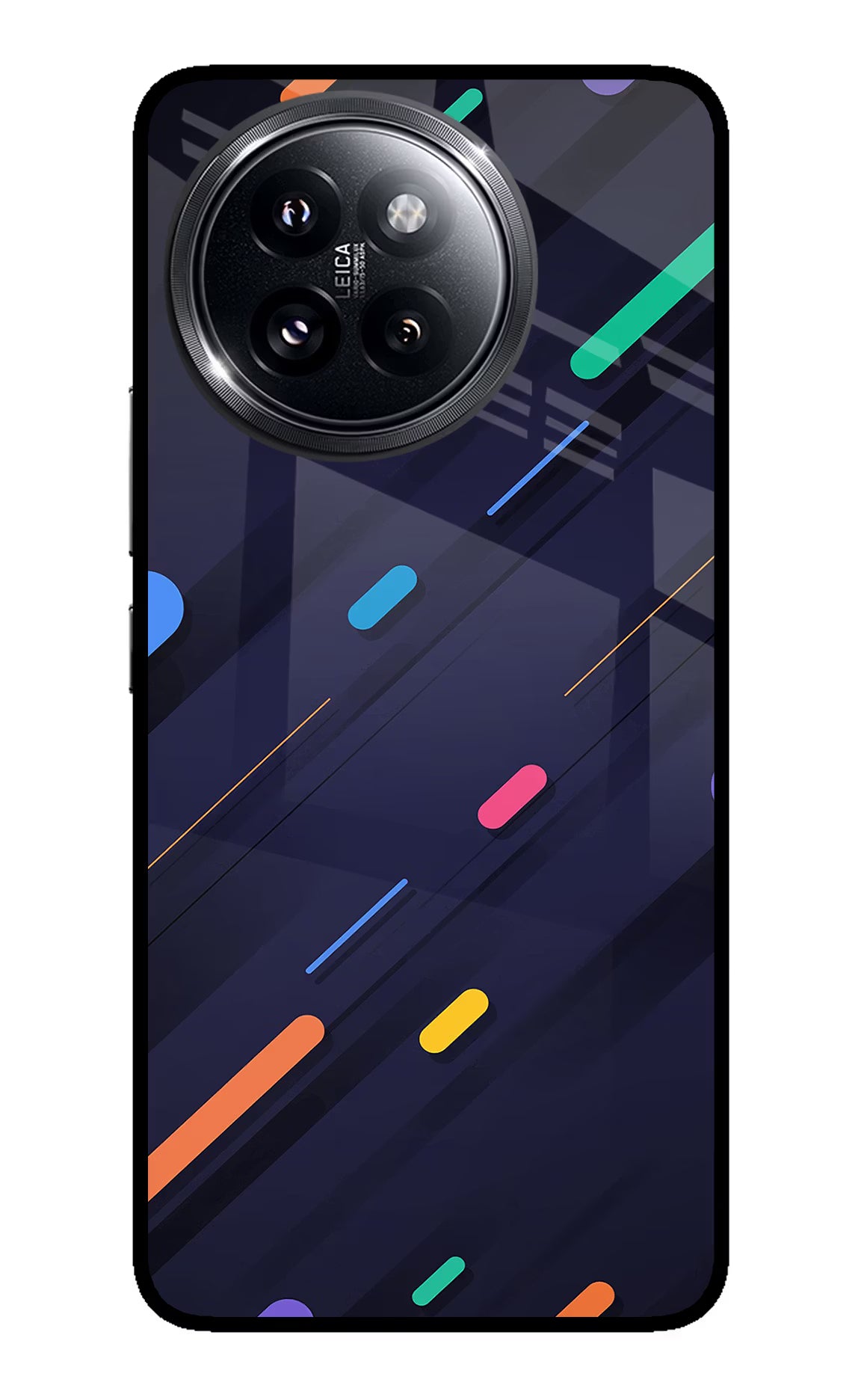 Abstract Design Xiaomi 14 Civi Glass Case Back Cover by Casekaro