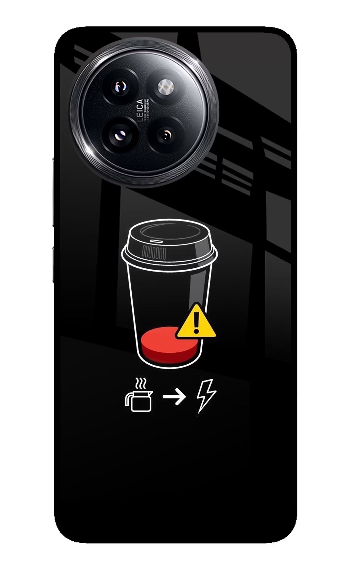 Coffee Xiaomi 14 Civi Glass Case