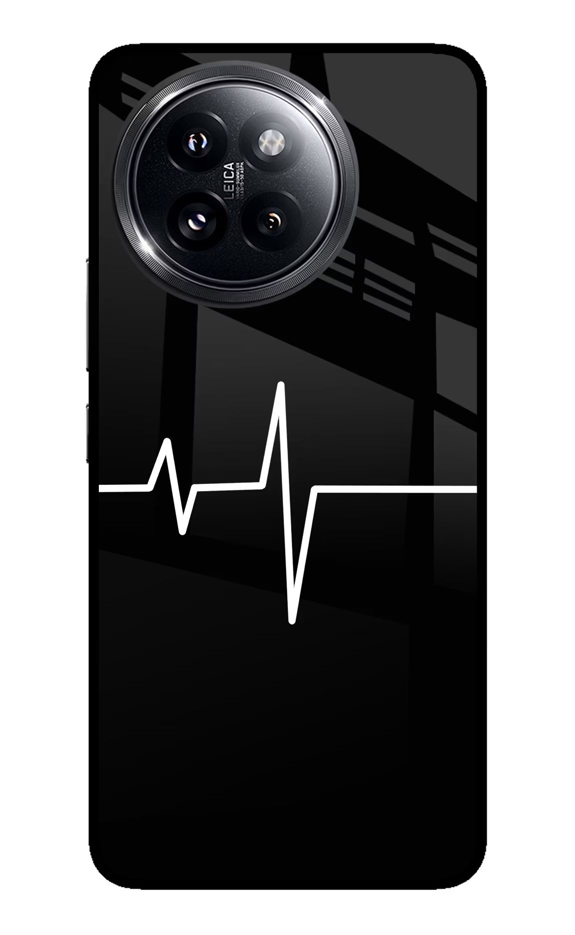Heart Beats Xiaomi 14 Civi Glass Case Back Cover by Casekaro
