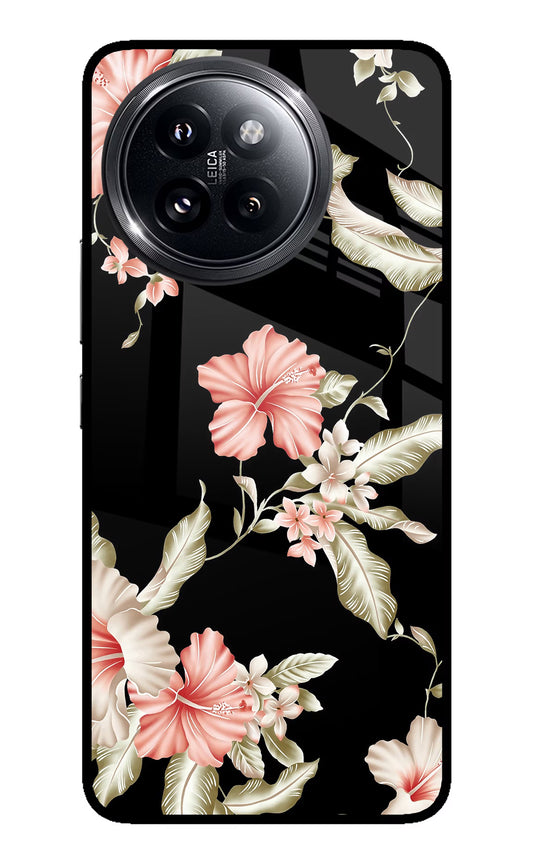 Flowers Xiaomi 14 Civi Glass Case