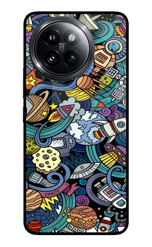 Space Abstract Xiaomi 14 Civi Glass Case