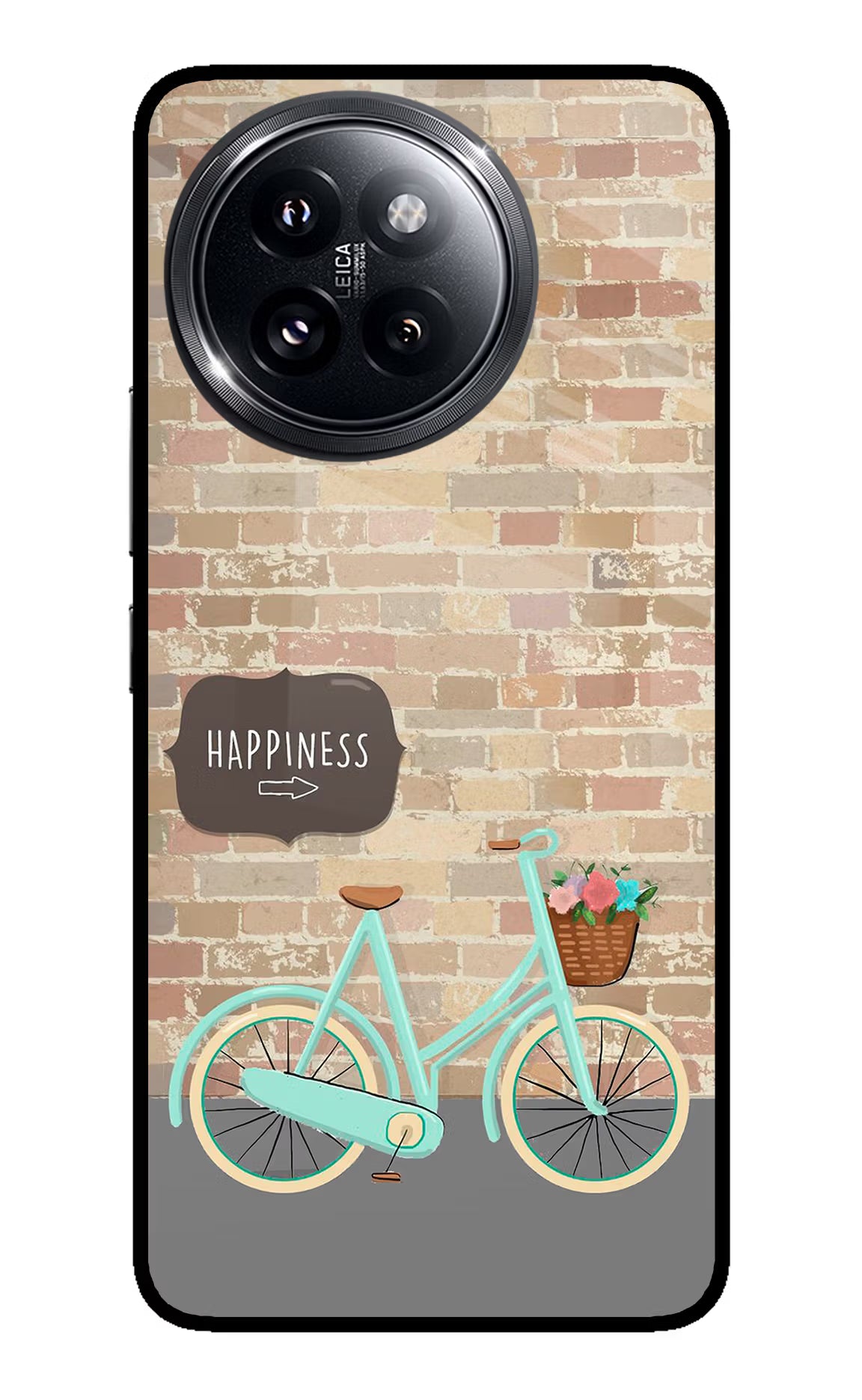 Happiness Artwork Xiaomi 14 Civi Glass Case Back Cover by Casekaro