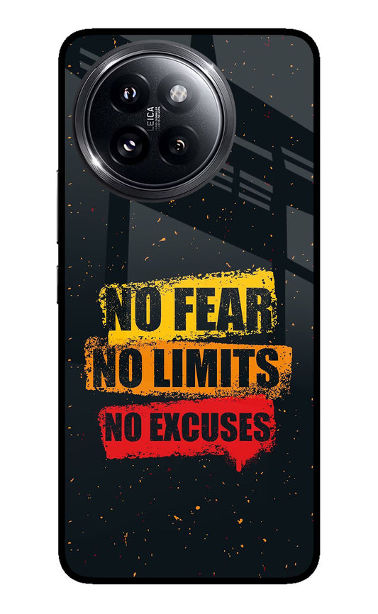 No Fear No Limits No Excuse Xiaomi 14 Civi Glass Case
