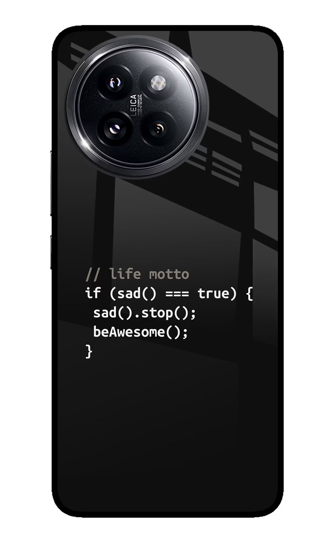 Life Motto Code Xiaomi 14 Civi Glass Case