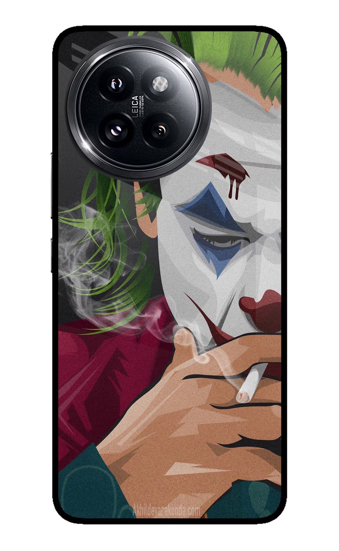 Joker Smoking Xiaomi 14 Civi Glass Case