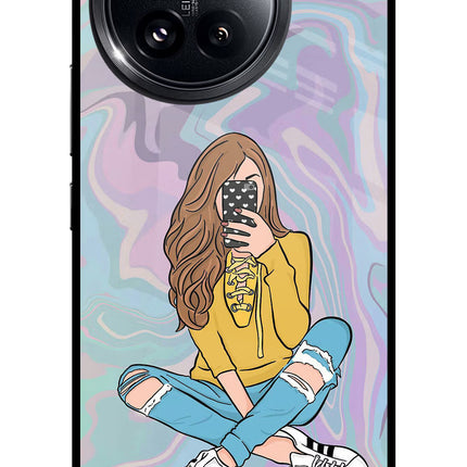 Selfie Girl Xiaomi 14 Civi Glass Case Back Cover by Casekaro