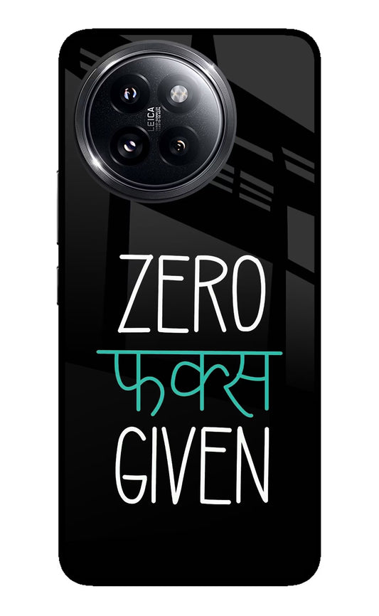 Zero Fucks Given Xiaomi 14 Civi Glass Case
