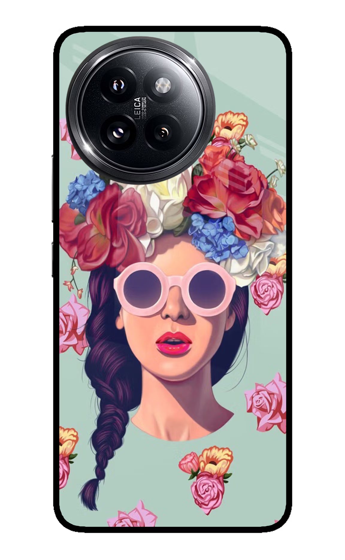 Pretty Girl Xiaomi 14 Civi Glass Case Back Cover by Casekaro