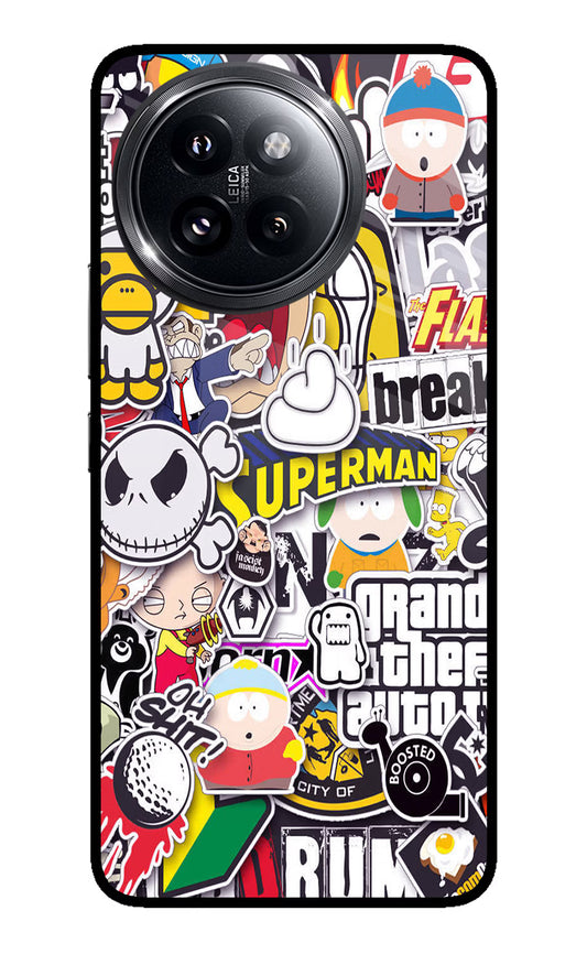 Sticker Bomb Xiaomi 14 Civi Glass Case