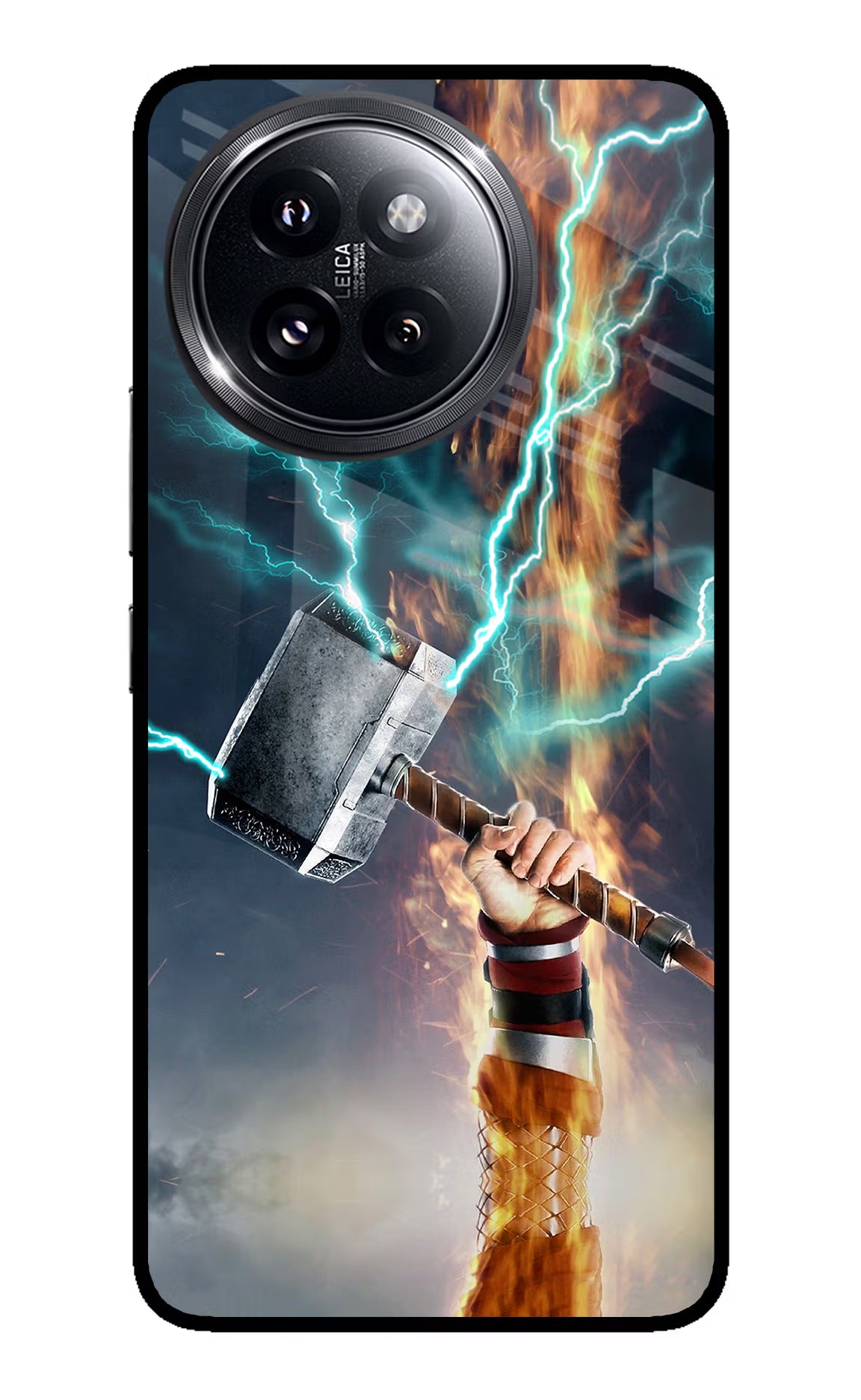 Thor Hammer Mjolnir Xiaomi 14 Civi Glass Case