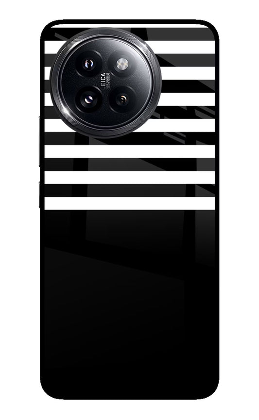 Black and White Print Xiaomi 14 Civi Glass Case