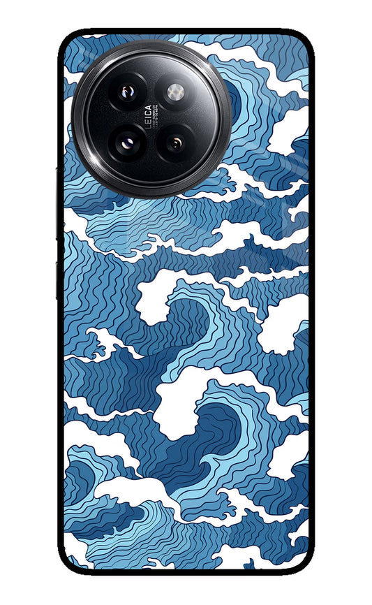 Blue Waves Xiaomi 14 Civi Glass Case