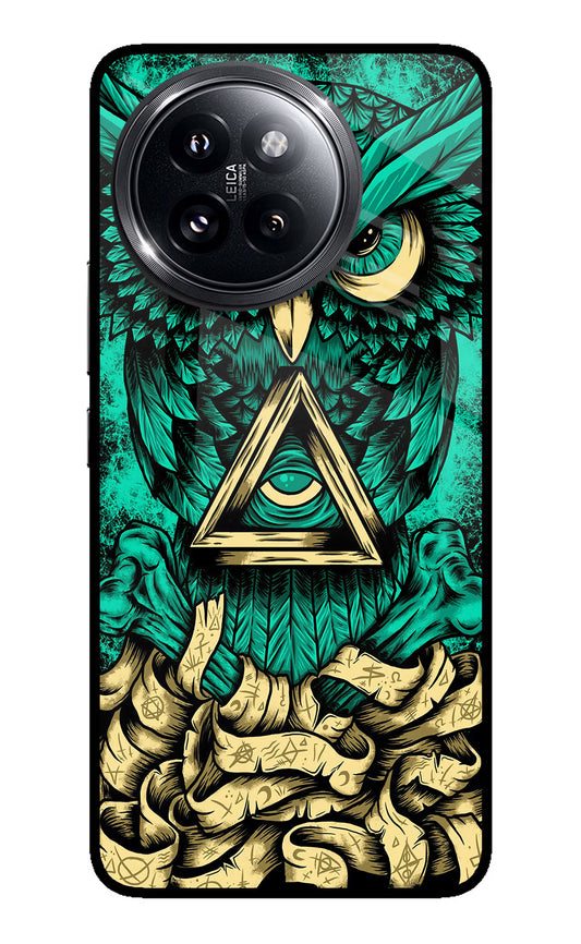 Green Owl Xiaomi 14 Civi Glass Case