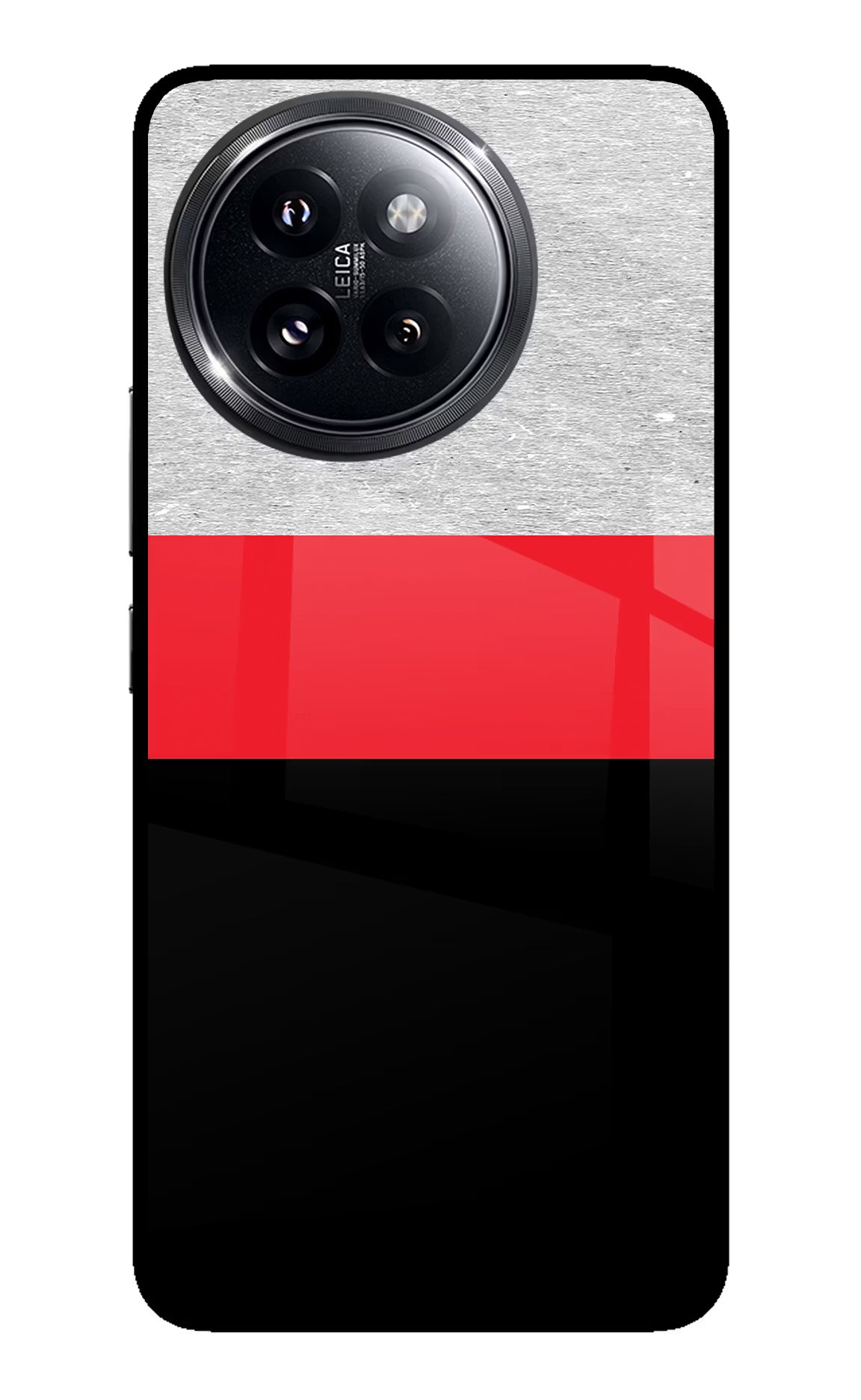 Tri Color Pattern Xiaomi 14 Civi Glass Case