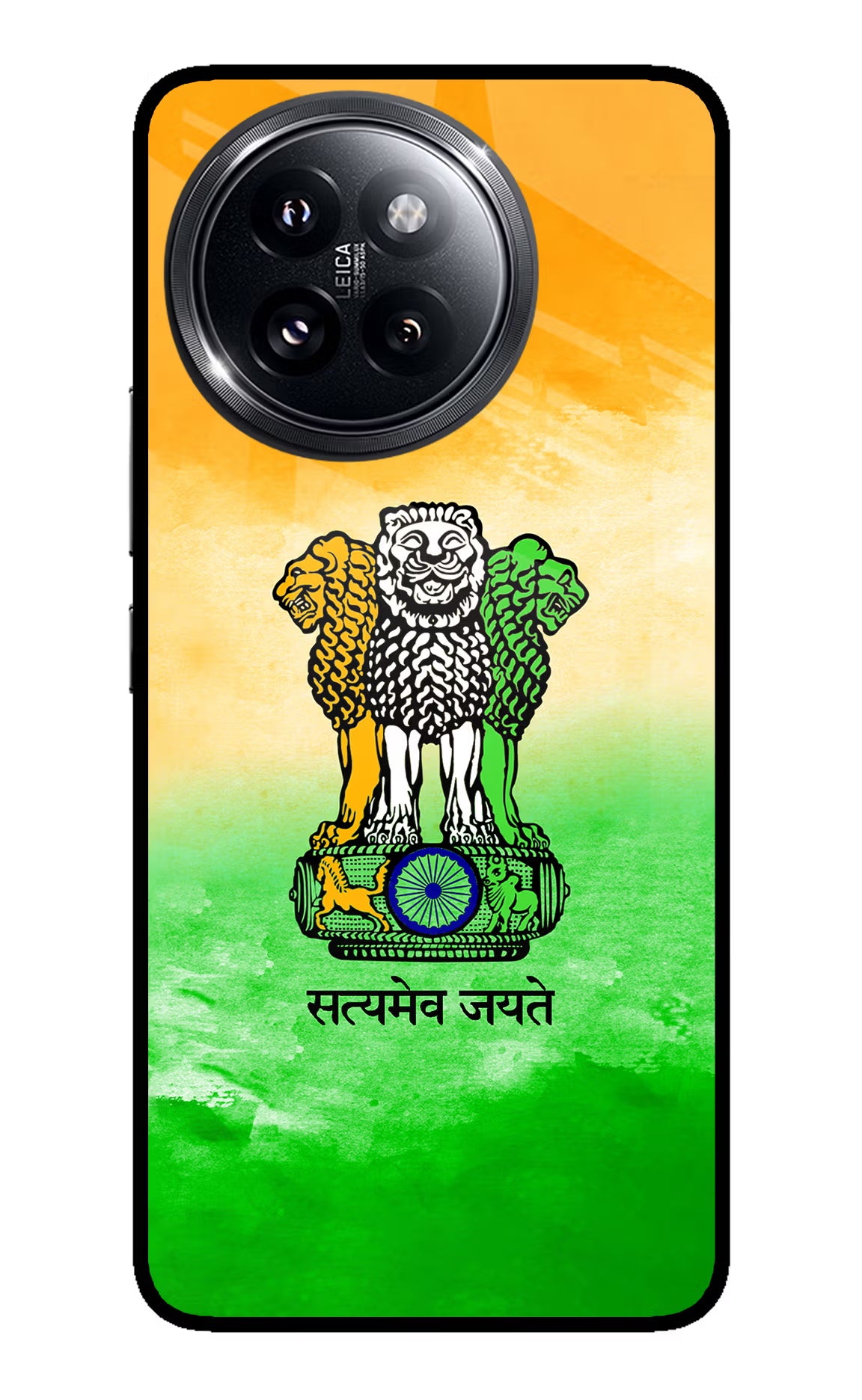 Satyamev Jayate Flag Xiaomi 14 Civi Glass Case
